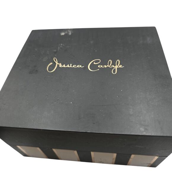 Jessica Carlyle Women Watch Quartz & Charm Bracelet Set Braided Leather Like - Picture 11 of 12